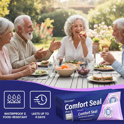 🔥 LIMITED SPECIAL OFFER 🔥DeComfort Seal Pro Denture Adhesive🦷💜FDA Certified (Clinically Proven 96- Hour Lock Hold for Secure, Comfortable & Zinc-Free Denture Fit)