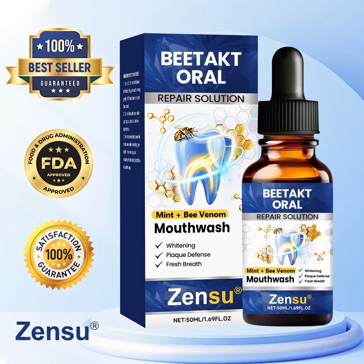 Healthier gums and fresher breath in 14 days or less