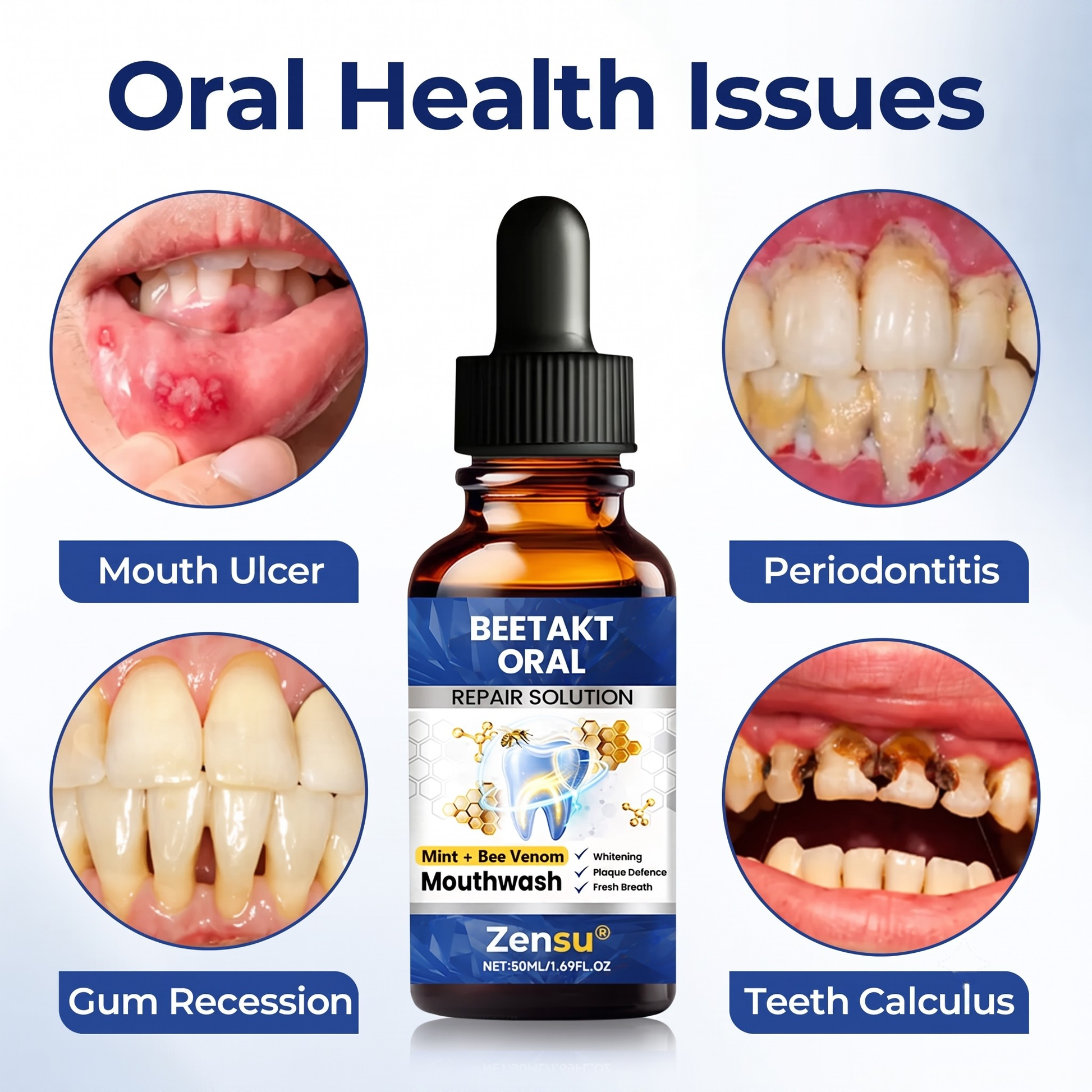 Healthier gums and fresher breath in 14 days or less