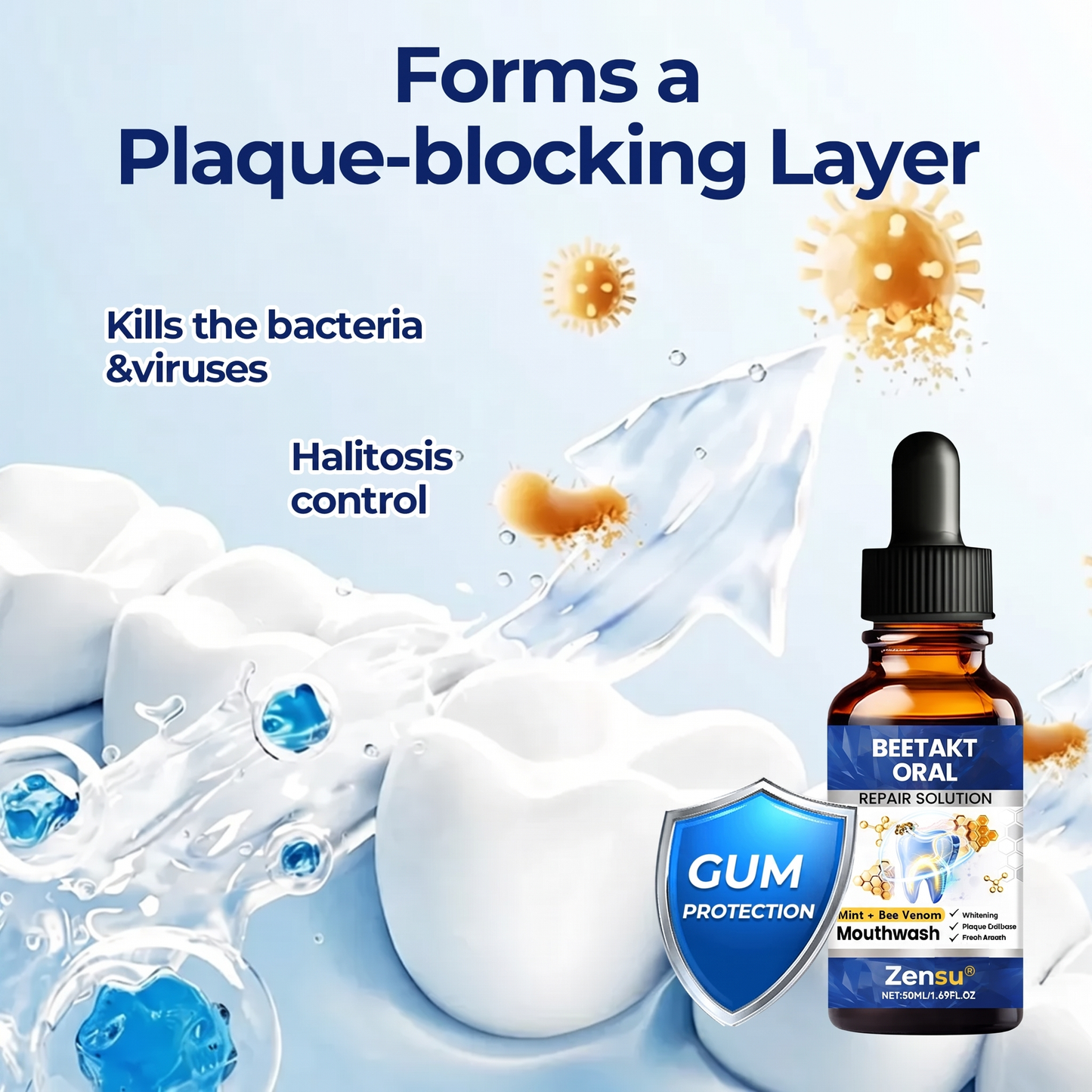 Healthier gums and fresher breath in 14 days or less