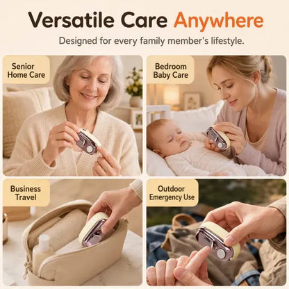 Time-Limited Special⏰2-in-1 Smart Electric Nail Trimmer & Polisher for All Ages 👨‍👩‍👧‍👦 – Blade-Free, Blood-Free & Stress-Free Nail Care! 💅